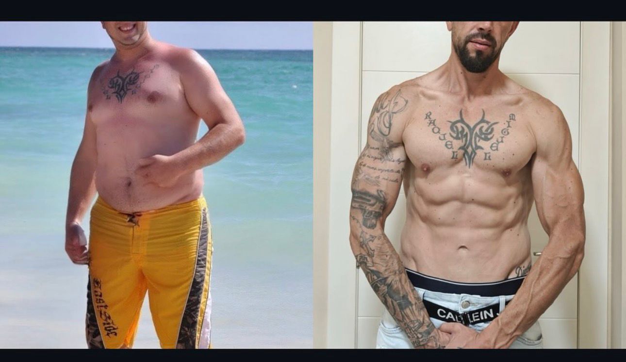 Transformación real de Miguel Ángel con el Team Alonfit — antes y después